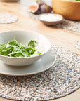 Beach Clean Oval Placemats and Coasters Bundle | Table S/4