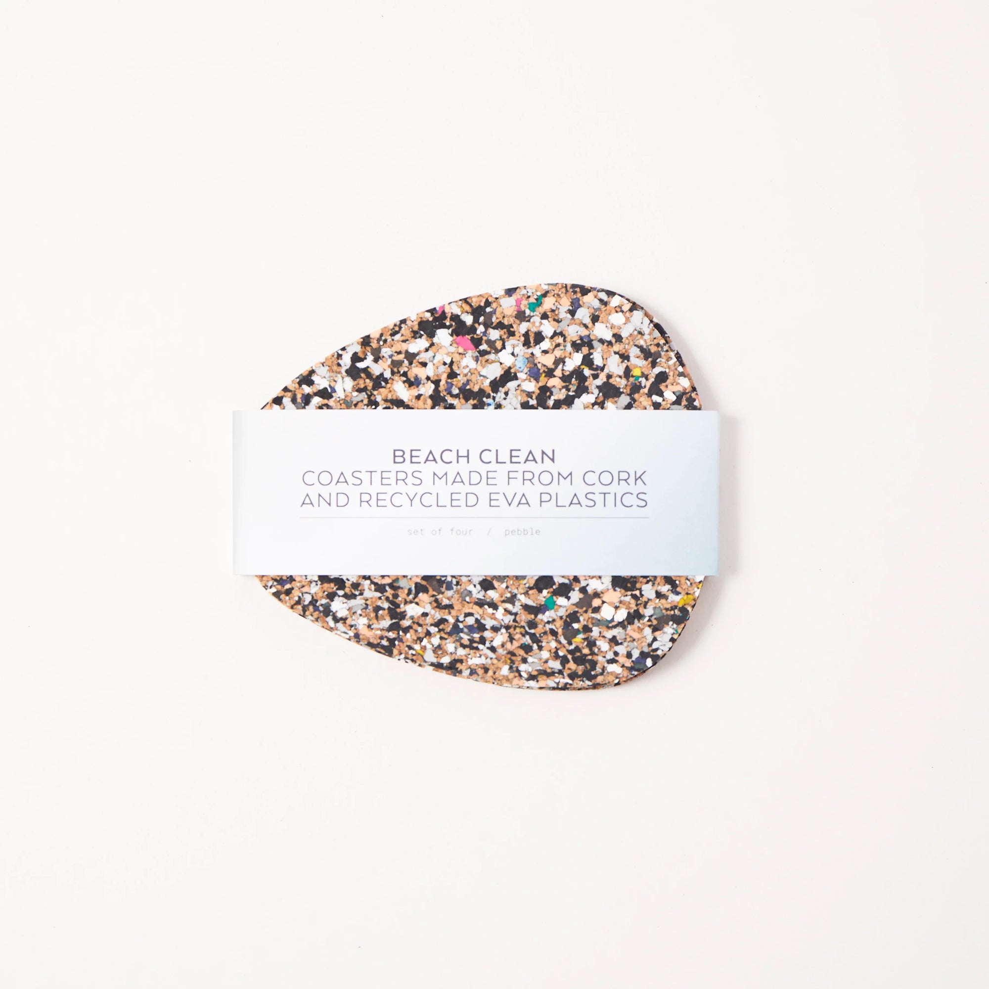 Beach Clean Pebble | Coasters Set of 4