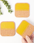 Cork Coasters | Beach Set of 4