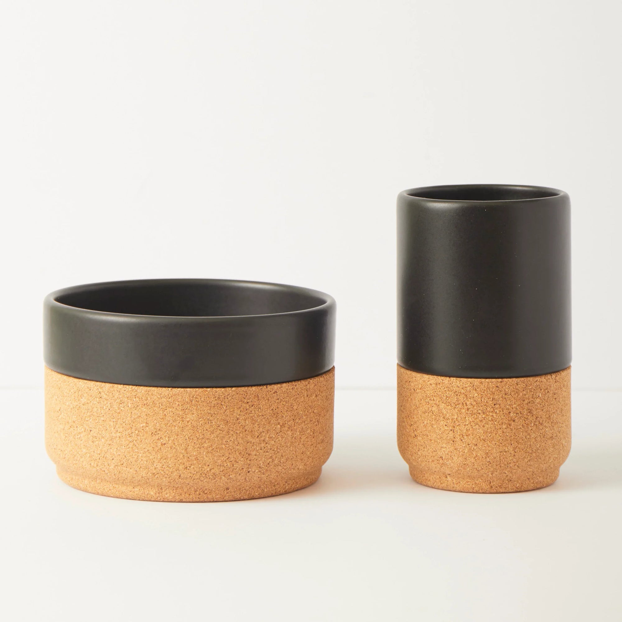 Ceramic Gift Set | Mug and Bowl in Black