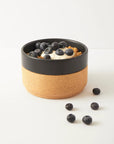 Ceramic and Cork Bowl - Black