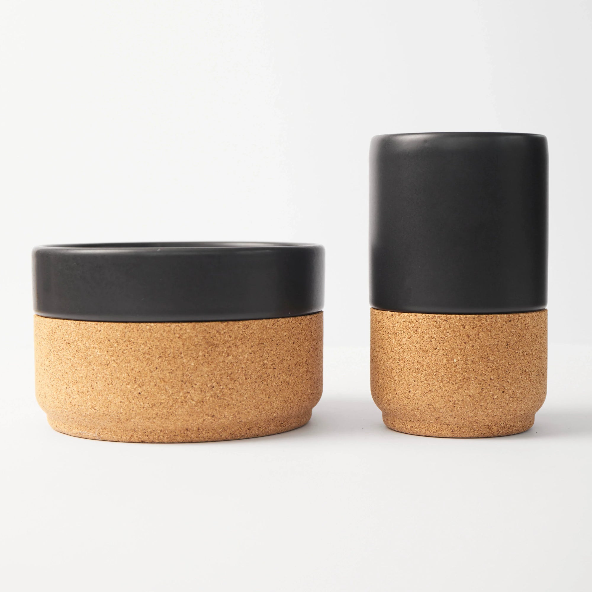 Ceramic Gift Set | Mug and Bowl in Black