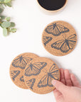 Cork Coasters | Butterfly