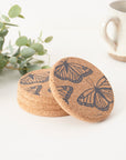 Cork Coasters | Butterfly