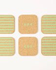 Cork Coasters | Candy Christmas