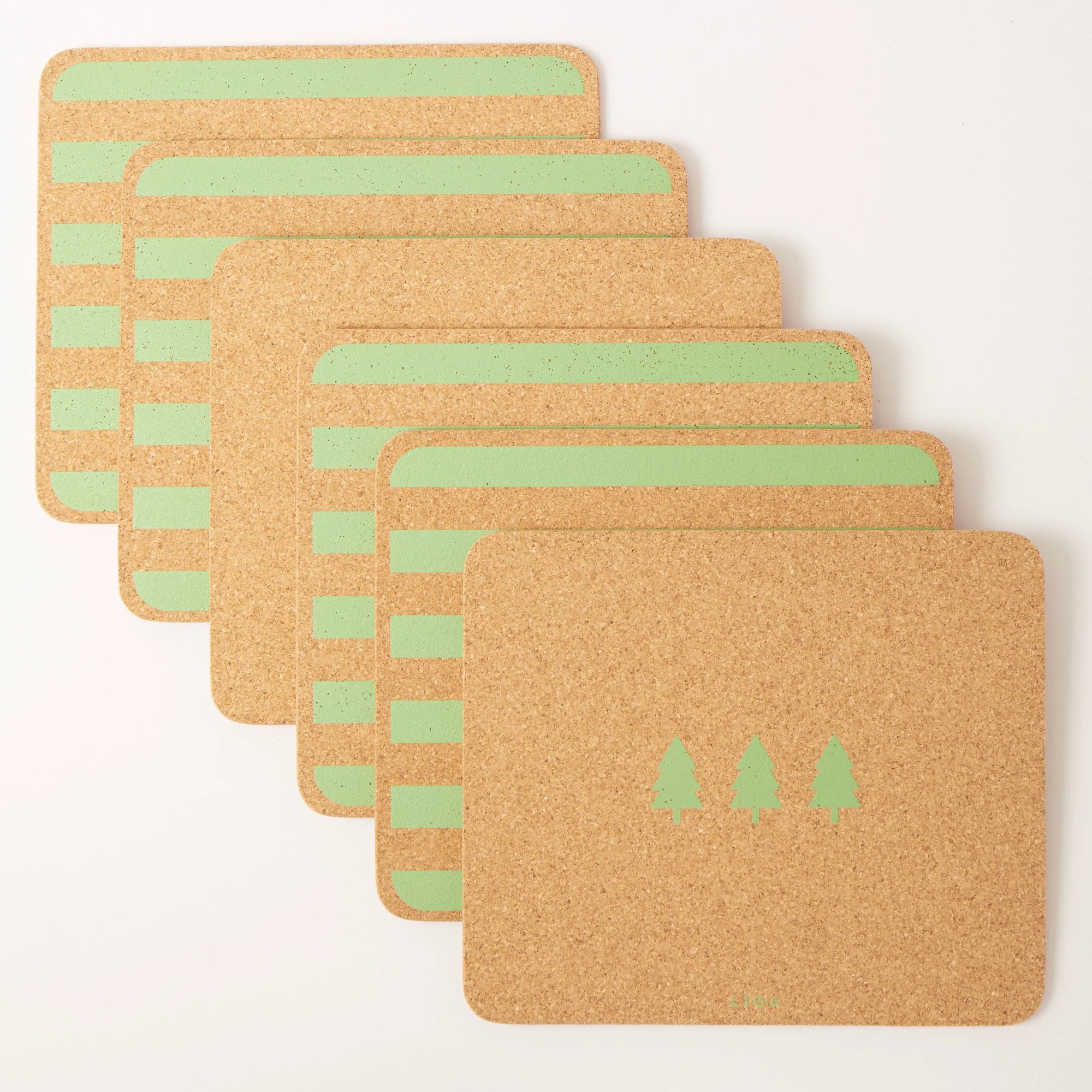Cork Placemats | Christmas Tree