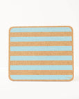 Cork Placemats | Candy Stripes - Blue