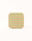 Cork Coasters | Candy Stripes - Green