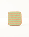 Cork Coasters | Candy Stripes - Green