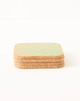 Cork Coasters | Candy Stripes - Green