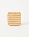 Cork Coasters | Candy Stripes - Olive