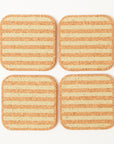 Cork Coasters | Candy Stripes - Olive