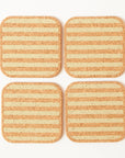Cork Coasters | Candy Stripes - Olive