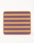 Cork Placemats | Candy Stripes - Purple