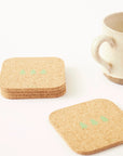 Cork Coasters | Candy Christmas