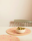 Cork Placemat - Cranberry Red