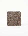 Dash Recycled Rubber & Cork Coasters | Square Set of 4