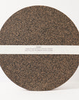 XL Dash Recycled Rubber & Cork Placemats | Round Set of 4