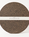 XL Dash Recycled Rubber & Cork Placemats | Round Set of 4