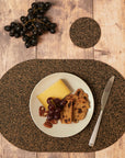 Dash Recycled Rubber & Cork Placemats | Oval S/4