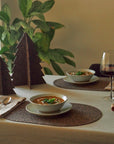 Dash Recycled Rubber & Cork Placemats | Oval S/8 + 8 FREE coasters