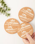 Cork Coasters | Ebb and Flo