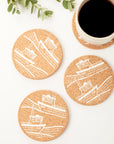 Cork Coasters | Ebb and Flo