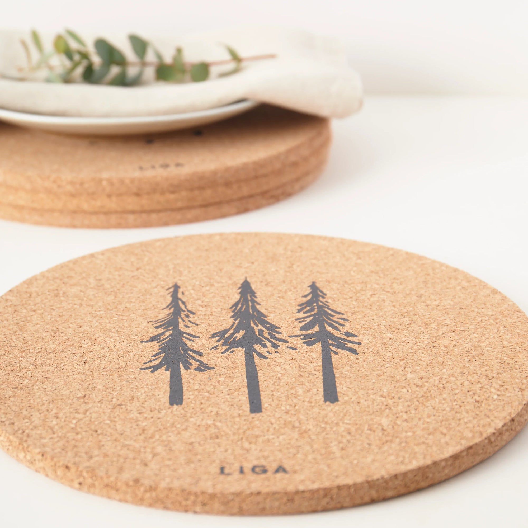Cork Coasters | Fir Trees
