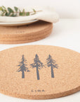 Cork Coasters | Fir Trees