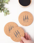 Cork Coasters | Fir Trees