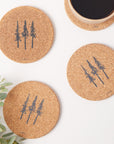 Cork Coasters | Fir Trees