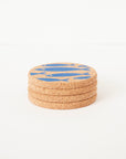 Cork Coasters | Fish Blue