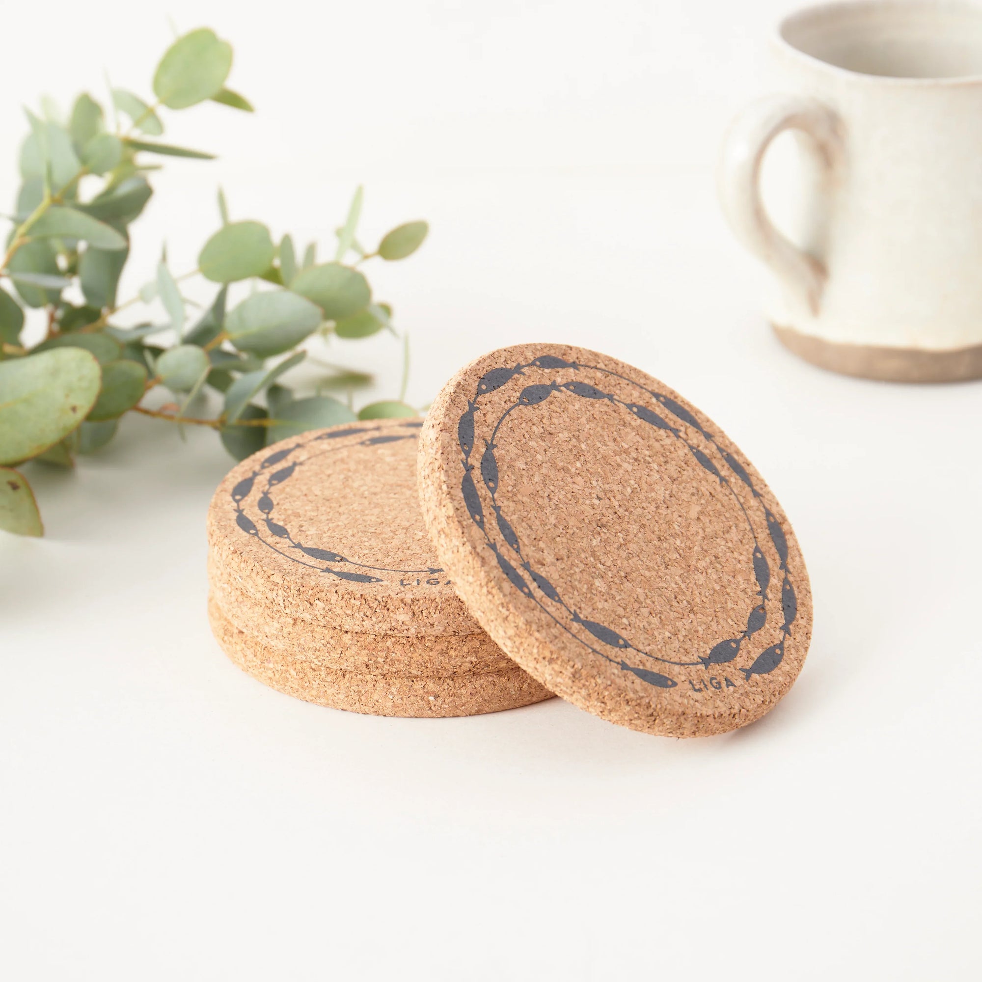Cork Coasters | Fish On A Line