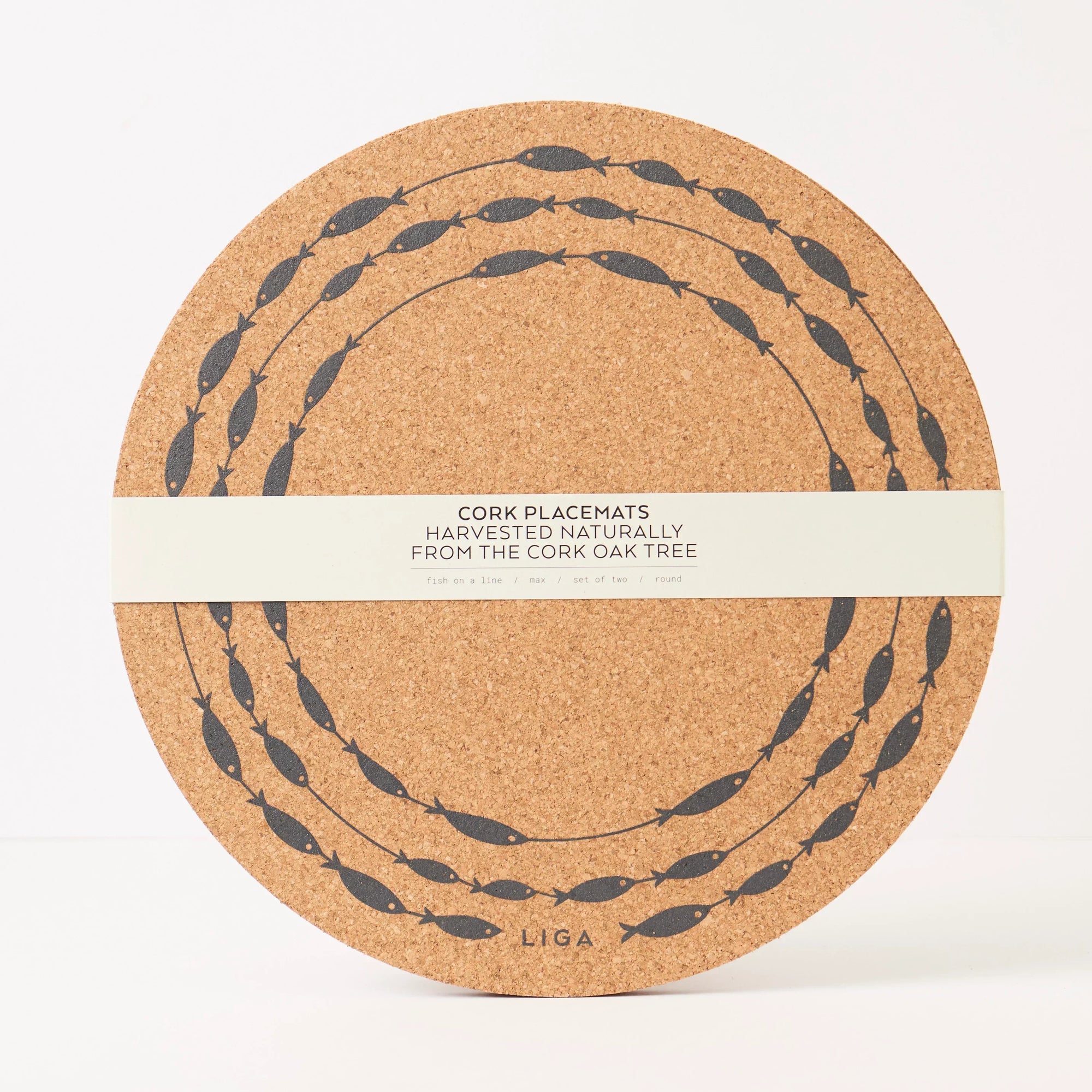Cork Max Placemats | Fish On A Line | BUY 2 get 1 FREE
