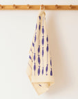 Organic Tea Towel | Fish on a Line Navy