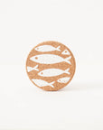 Cork Coasters | Fish White