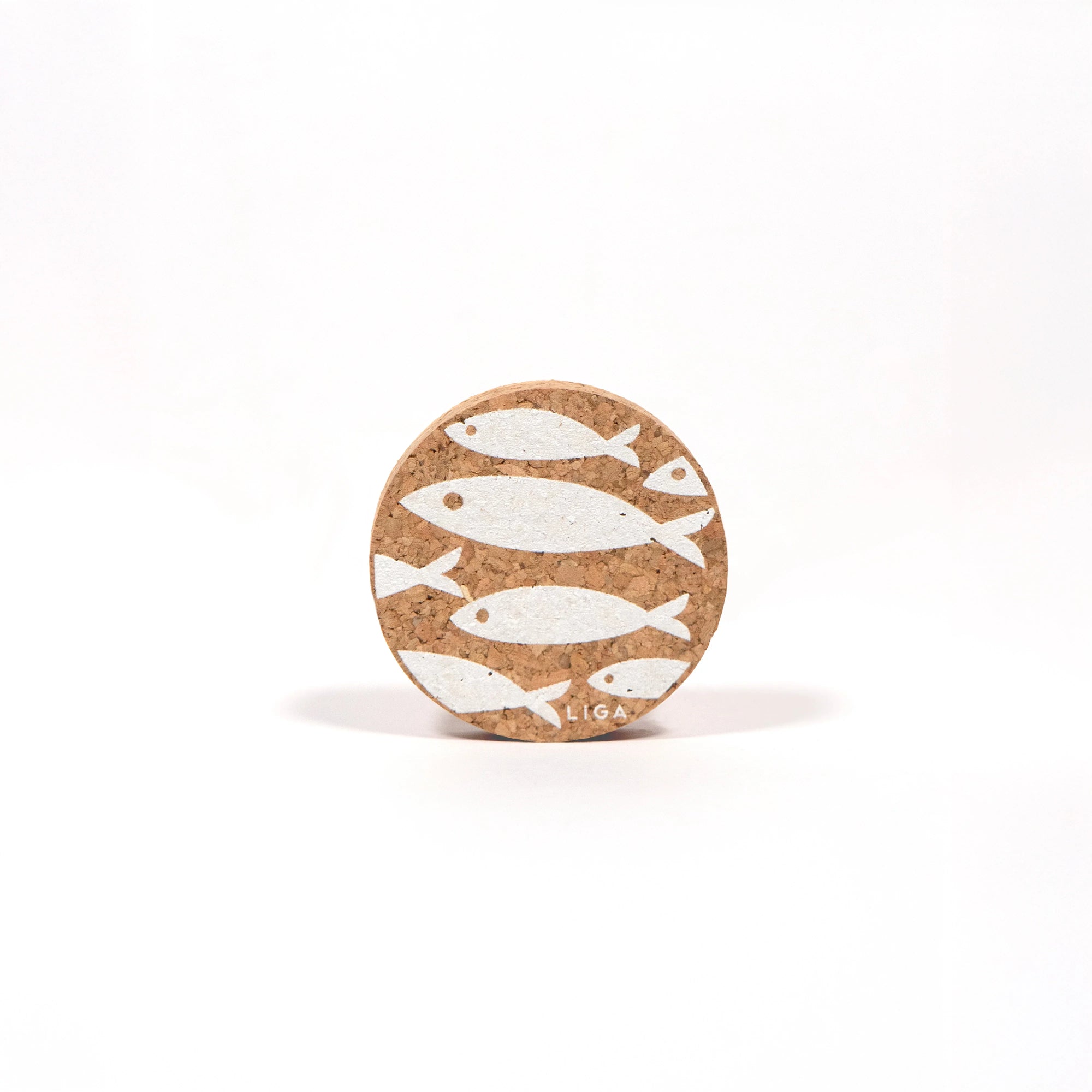 Round Organic Magnet | Fish