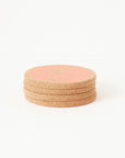Cork Coasters | Flora Pink
