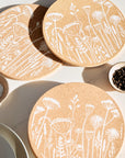 Bundle of Cork Max Placemats | Flowers