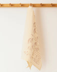 Tea Towel and matching Dishcloths | Flowers