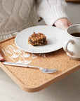 Eco Cork Tray | Flowers