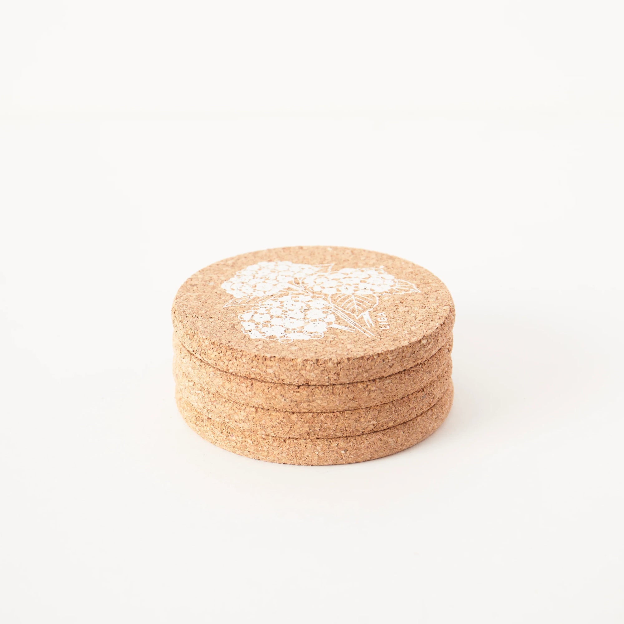 Cork Coasters | Hydrangea