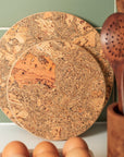 Natural Cork Trivets | S/3