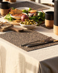 Dash Recycled Rubber & Cork Placemats | Rectangle Set of 8 plus 2 sets of free coasters