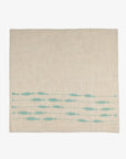 Organic Linen Napkins | Fish on a Line S/2
