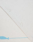 Organic Tea Towel | Fish on a Line