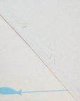 Organic Tea Towel | Fish on a Line