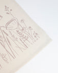 Organic Tea Towel | Flowers
