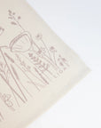 Organic Tea Towel | Flowers