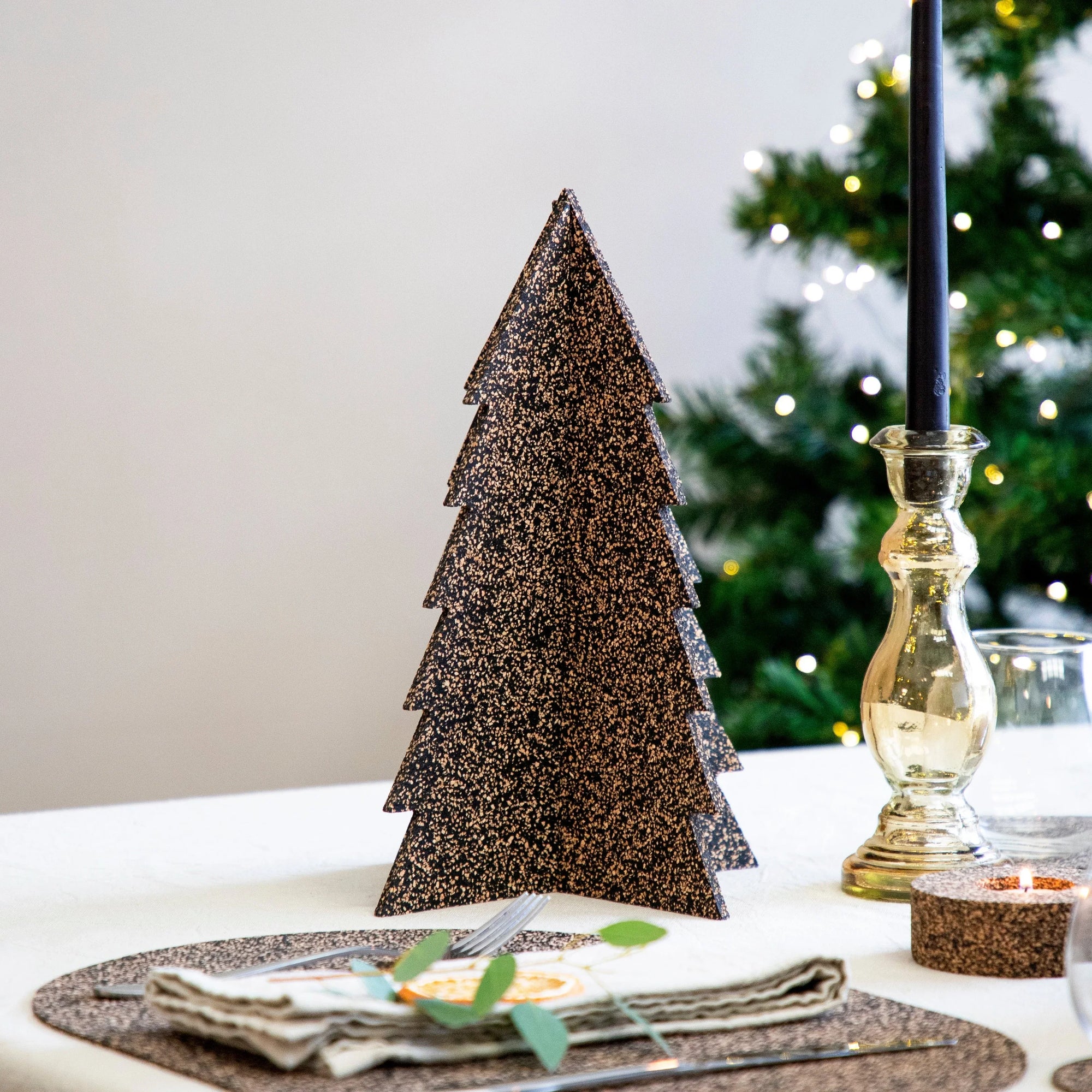 Dash Recycled Rubber & Cork Large Tree
